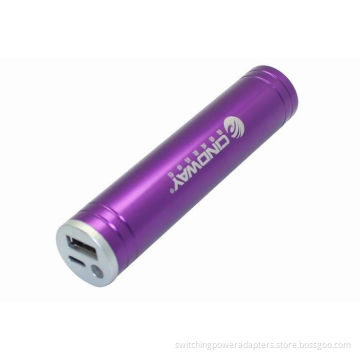 Purple Portable Usb Power Bank 1000ma With Led For Gps Psp And Apple Iphone